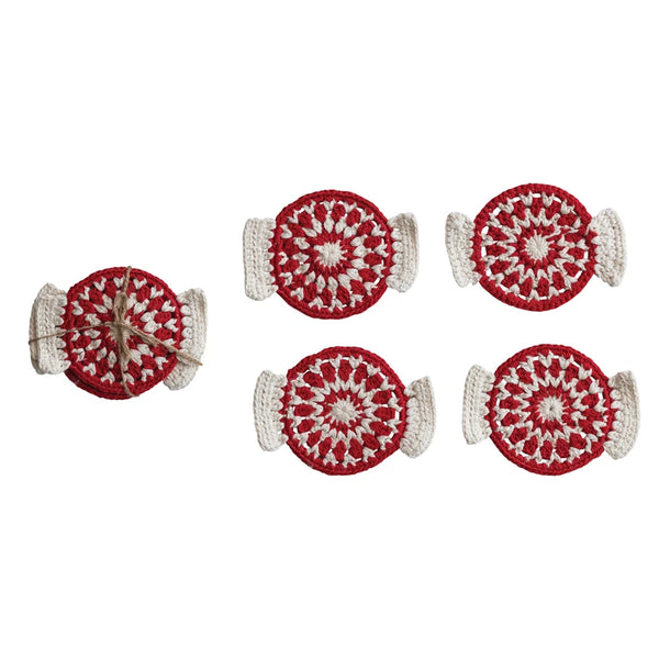 S/4 Crochet Candy Coaster
