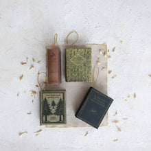 Load image into Gallery viewer, 3.75" Fabric Book Ornament