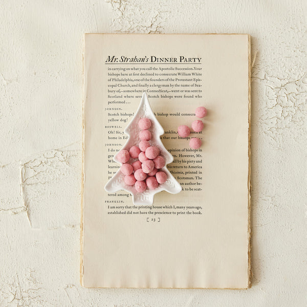 Ceramic White Tree Dish