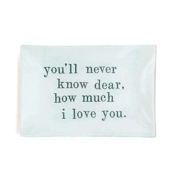 Rectangle Plate w/ Quote