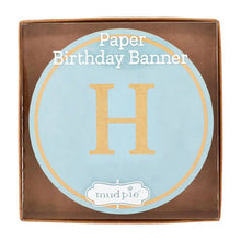 Load image into Gallery viewer, Paper Birthday Banner (3 colors)