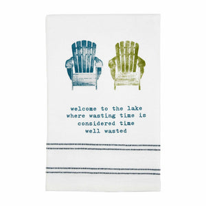Lake Watercolor Towel - 6 Styles