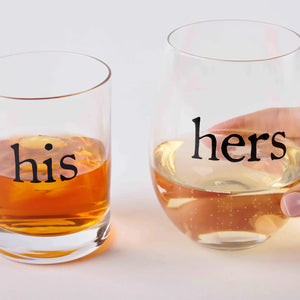 His/Hers Glass Set