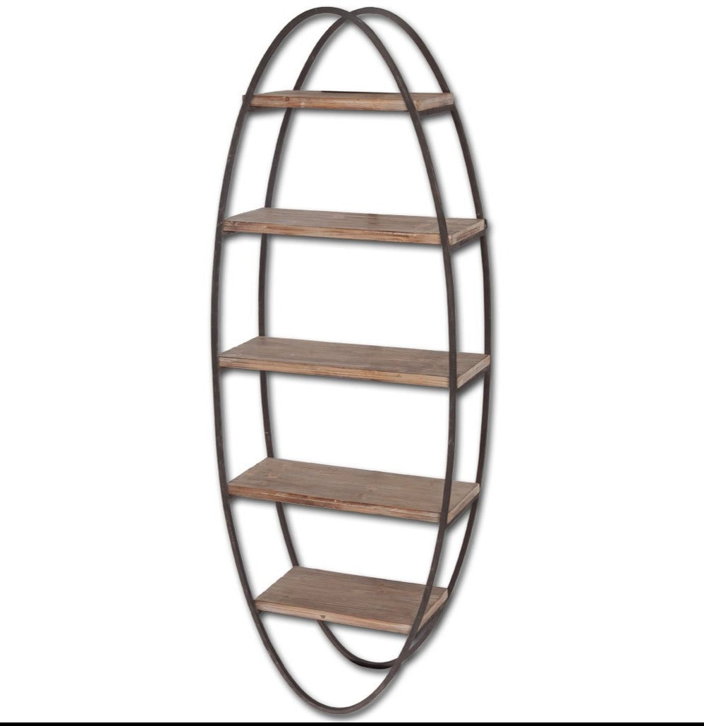 Oval Tiered Shelf