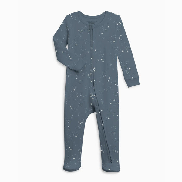 Colored Organics Footed Zipper Sleeper