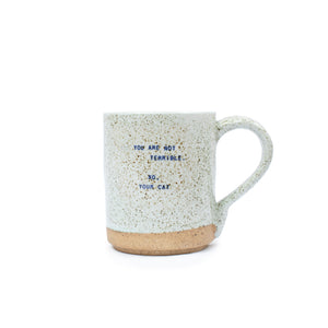Speckled Inspirational Quote Mugs