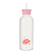 Load image into Gallery viewer, Glass Water Bottle w/ Straw - 2 Styles