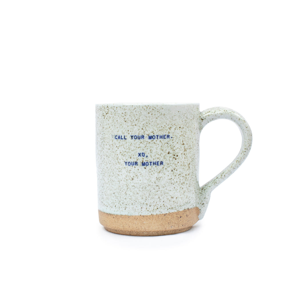 Speckled XO Quote Mugs