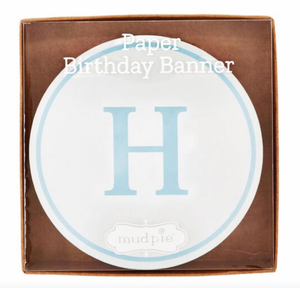 Paper Birthday Banner (3 colors)