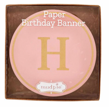 Load image into Gallery viewer, Paper Birthday Banner (3 colors)
