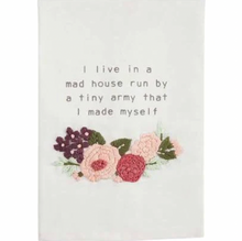 Load image into Gallery viewer, Funny “Mom” Floral Embroidered Towels (4 styles)