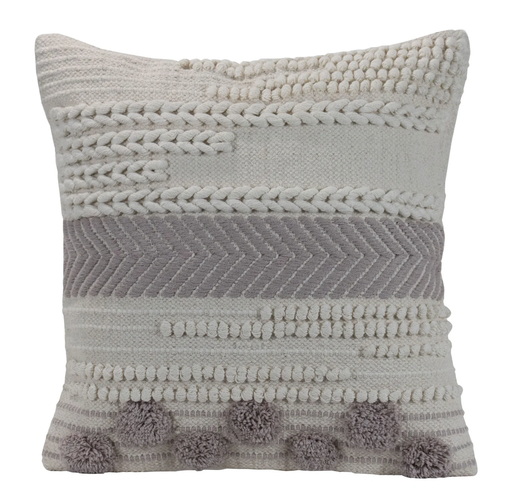 Hand Woven Cotton Pillow