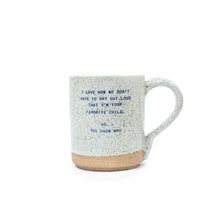 Load image into Gallery viewer, Speckled XO Quote Mugs