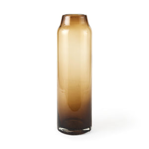 Golden Brown Glass Vase