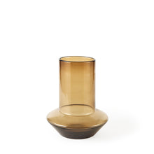 Load image into Gallery viewer, Golden Brown Glass Vase