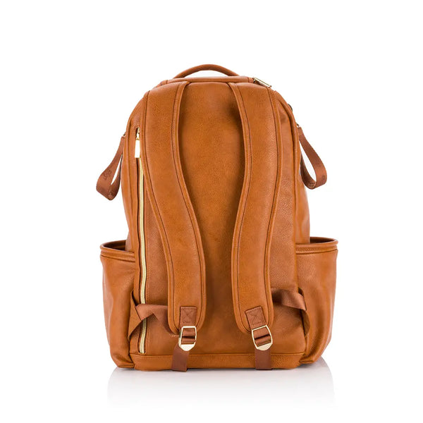 Cognac Boss Plus™ Backpack Diaper Bag