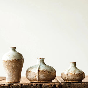 Aqua Distressed Vase - Set of 3