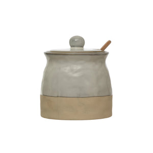 Stoneware Sugar Pot