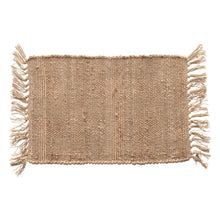 Load image into Gallery viewer, Woven Cotton and Jute Placemat (Two colors)