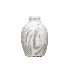 White Terracotta Vase