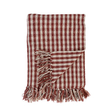 Load image into Gallery viewer, Gingham Throw Blanket