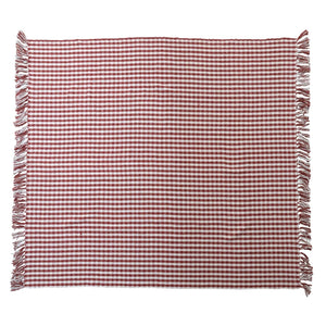 Gingham Throw Blanket