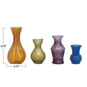 Multicolor Glass Vase Set