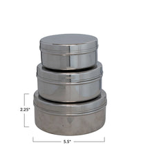 Load image into Gallery viewer, Stainless Steel Canister Set