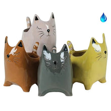 Load image into Gallery viewer, Cat Planter - 4 Colors