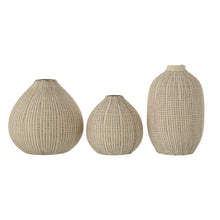 Load image into Gallery viewer, Black Dotted Textured Vases